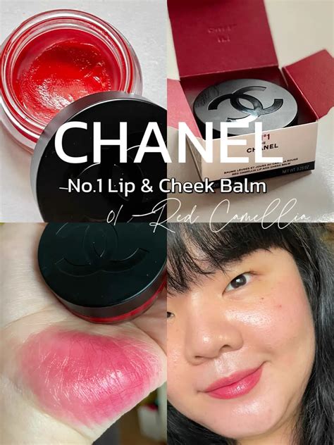 chanel lip balm|chanel lip and cheek balm red camellia.